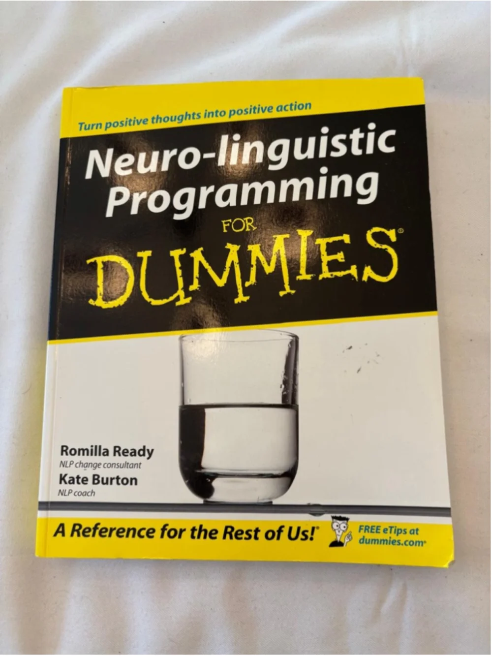 Neuro-linguistic Programming For Dummies Book, One Size, Yellow and Black #E85